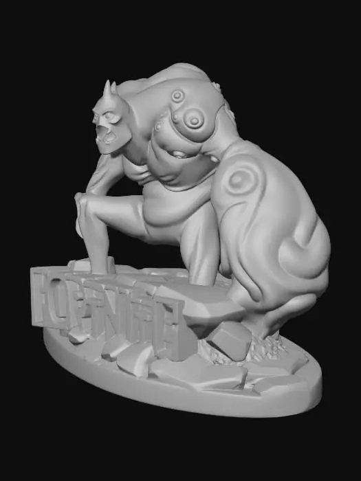 3D model for Fortnite Monster Figure
