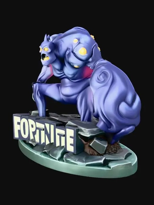 3D model for Fortnite Monster Figure