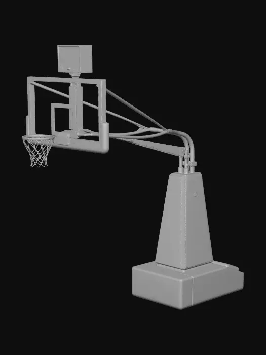 3D model for Portable Basketball Hoop with Digital Timer