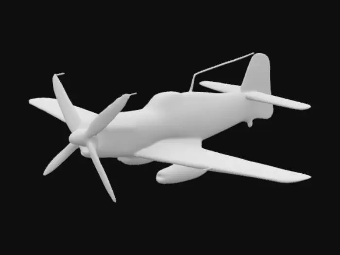 3D model for Corsair in Flight