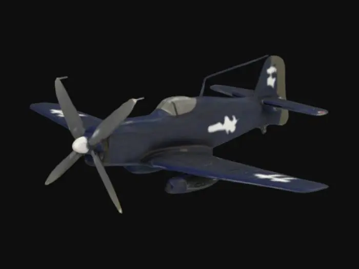 3D model for Corsair in Flight