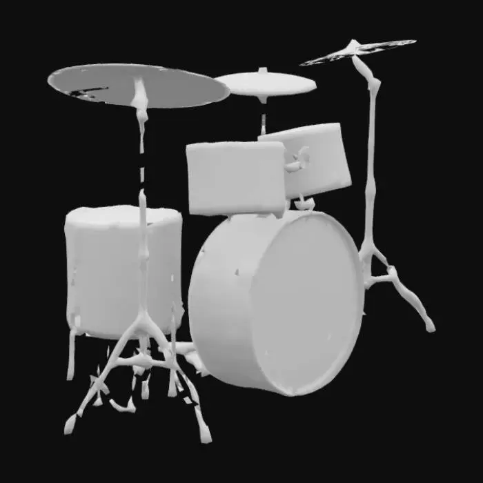 3D model for Drum Silhouette