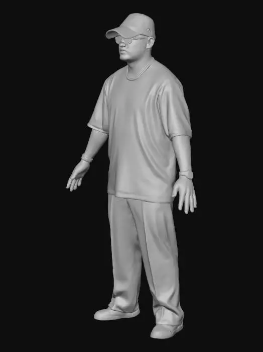 3D model for Performer in Black