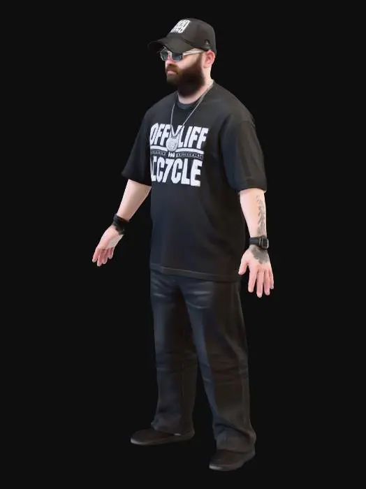 3D model for Performer in Black