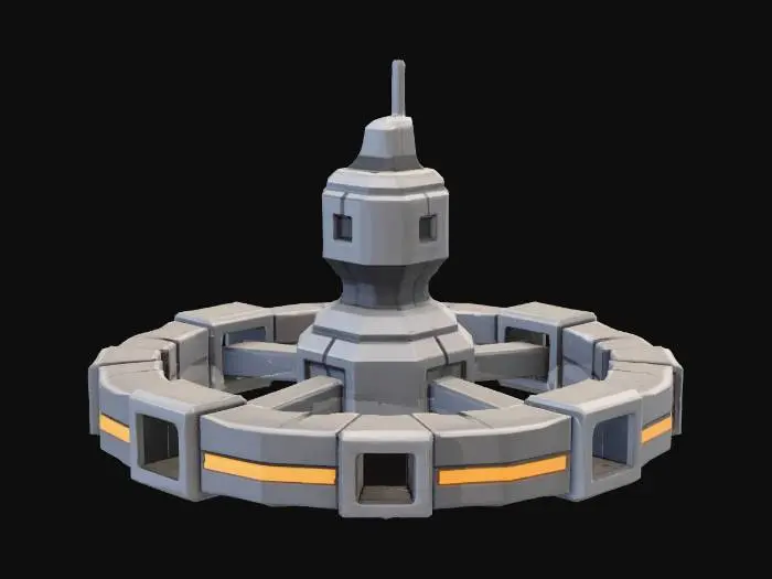 3D model for Orbital Hub