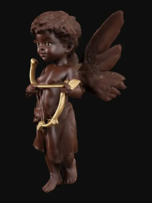 3D model for Beautiful chocolate skinned cupid