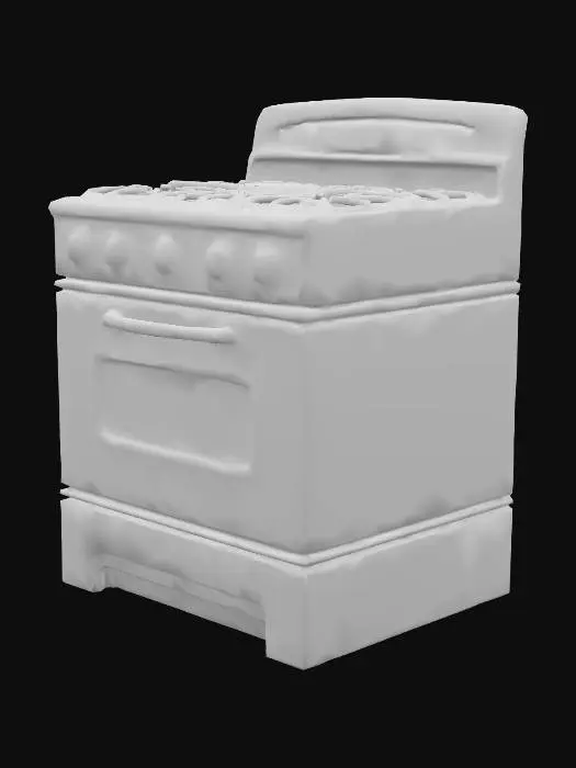 3D model for Retro Pink Stove