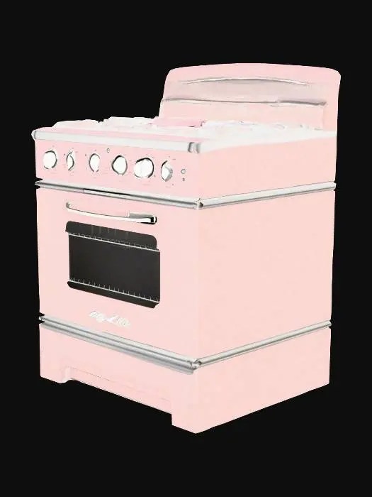 3D model for Retro Pink Stove