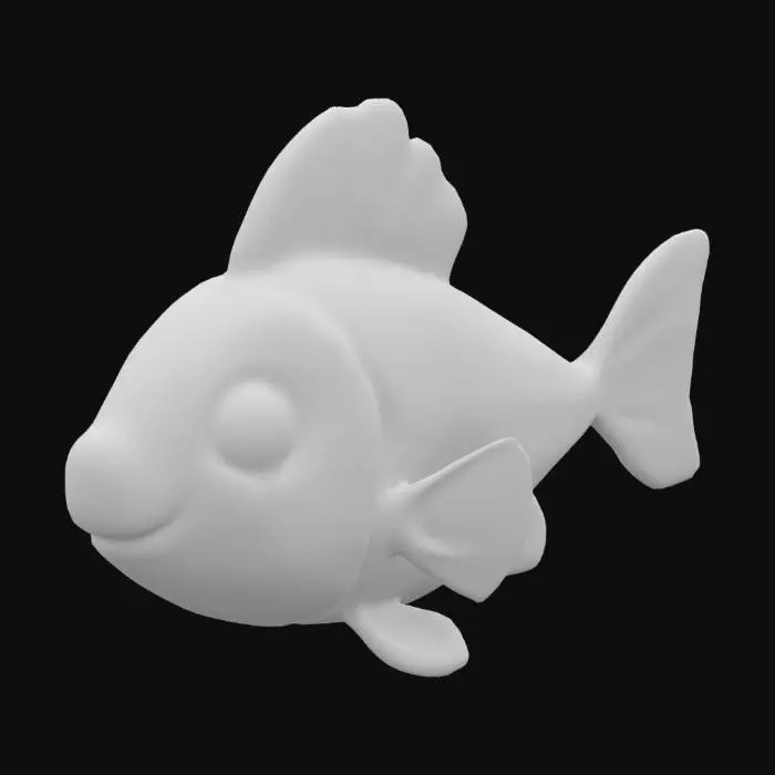 3D model for cute fish colorful
