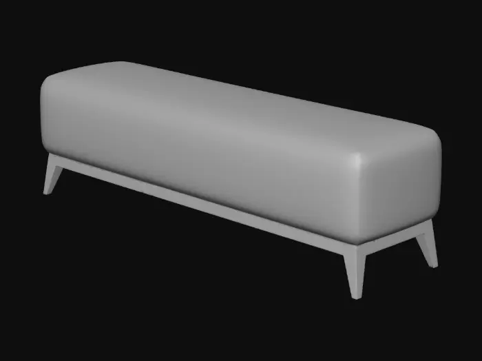 3D model for Bench on Tiles