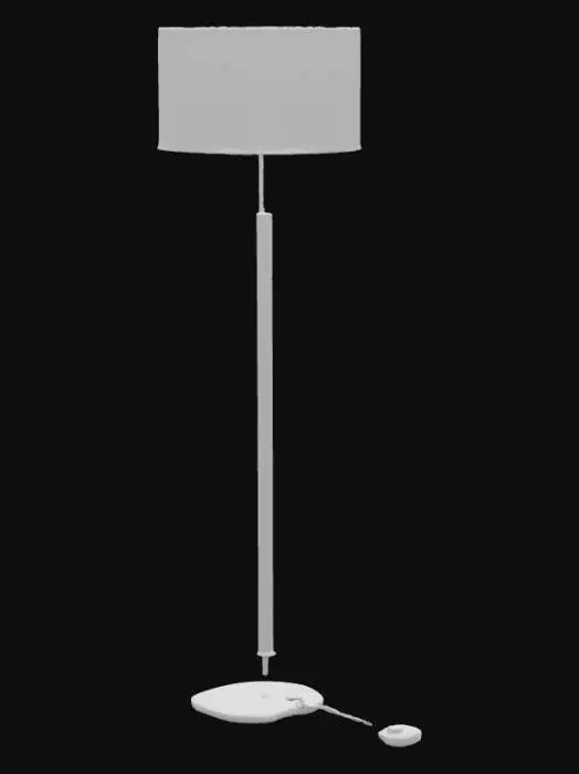 3D model for Outdoor lamp made of iron, brass and linen, Jihana