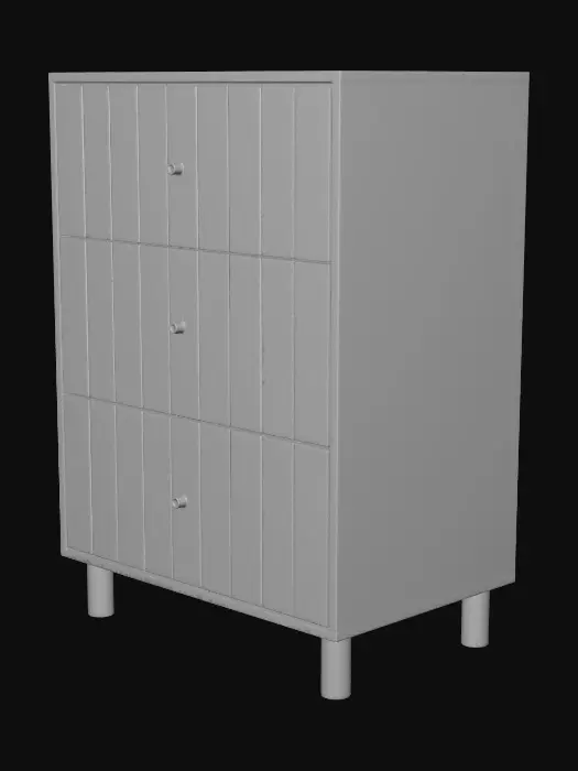 3D model for Beige Wooden Cabinet