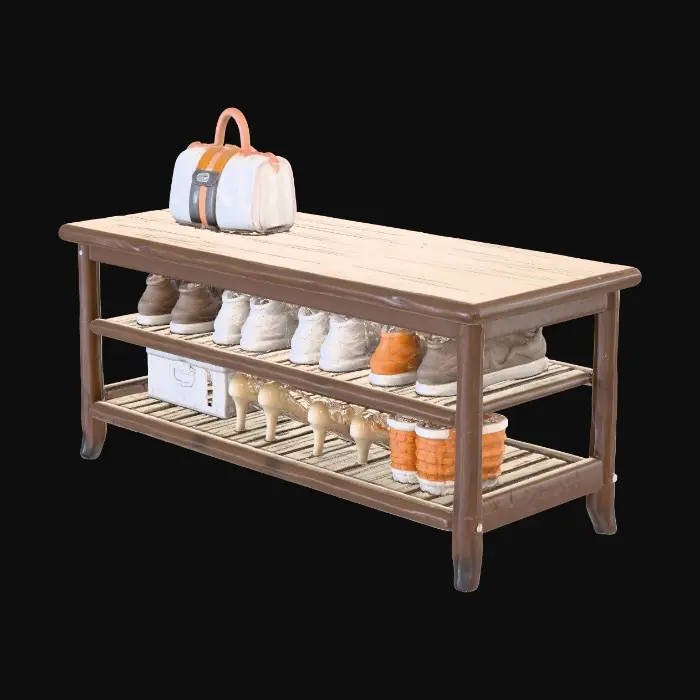 3D model for Shoe Bench Storage