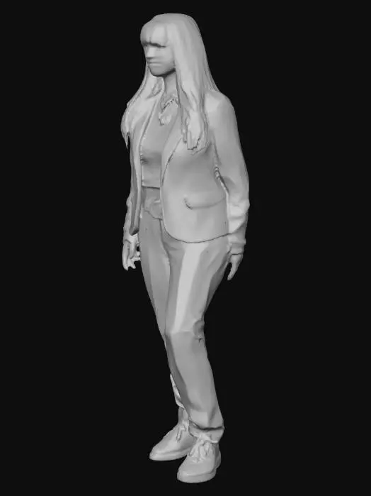 3D model for Beige Power Suit