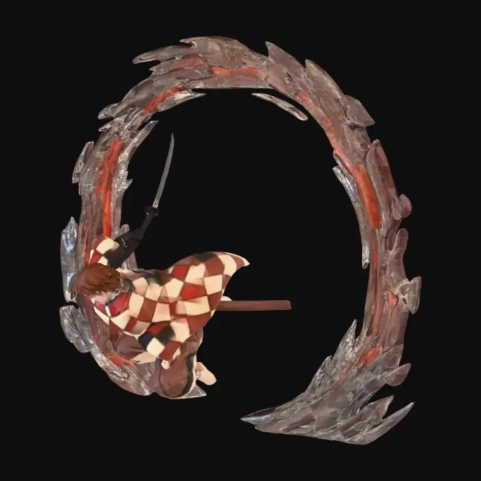 3D model for Dance du dieu du feu