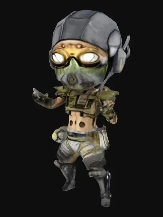 3D model for Gas Mask Gambit