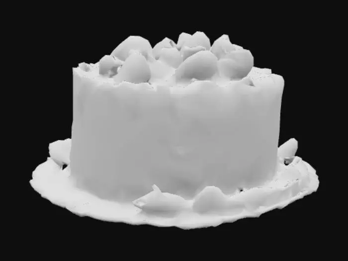 3D model for #food#, crie o maior bolo do mundo de fubá com molho de goiabada e morango do amor