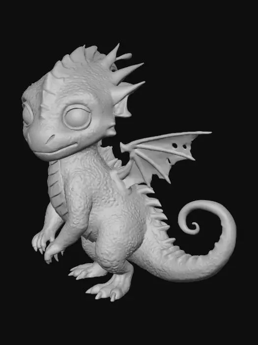 3D model for Tiny Dragonling