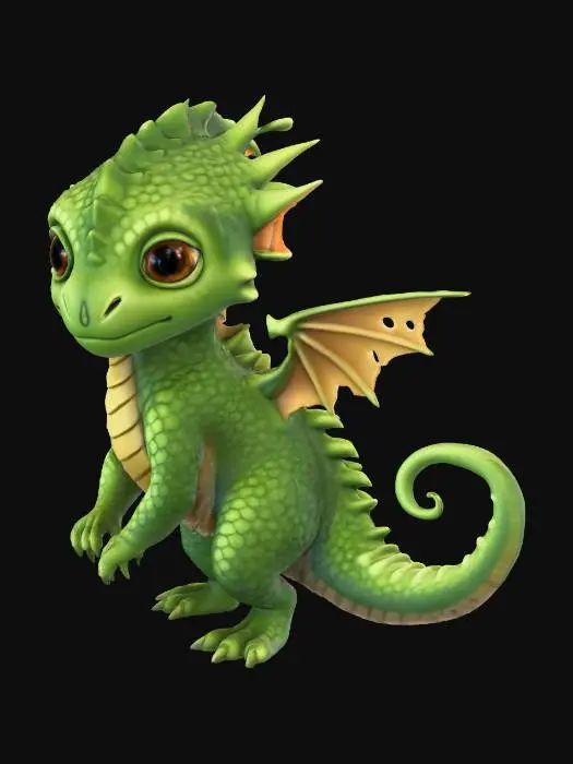 3D model for Tiny Dragonling