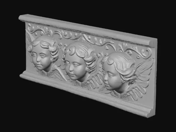 3D model for Cherubic Trio Moulding