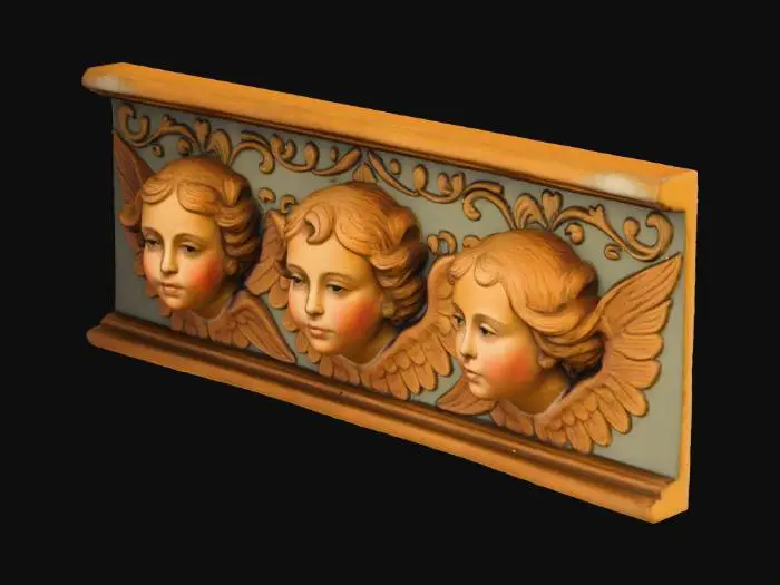 3D model for Cherubic Trio Moulding