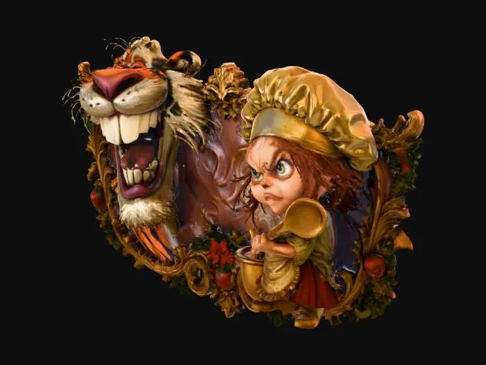 3D model for Culinary Clash