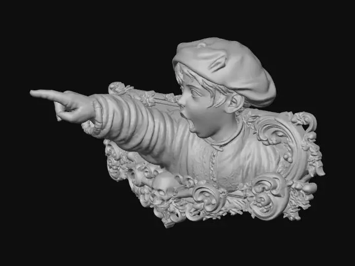 3D model for Boy's Surprise