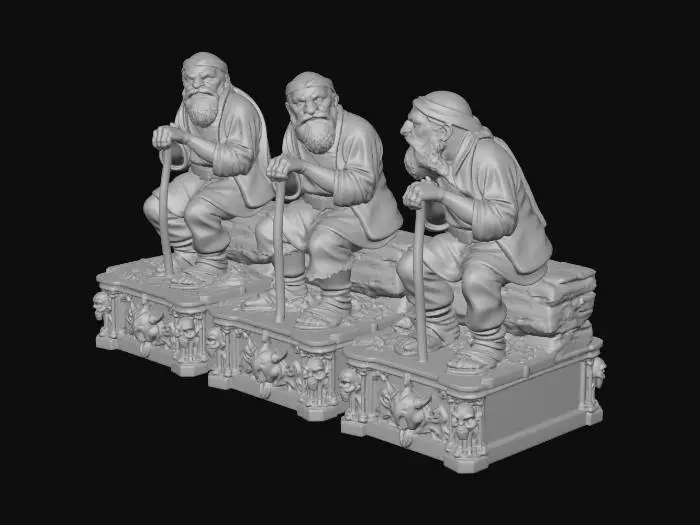 3D model for Elderly Trio