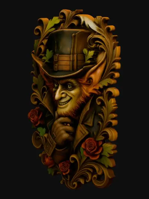 3D model for Cunning Leprechaun Carving