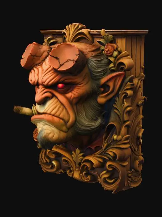 3D model for Infernal Guardian