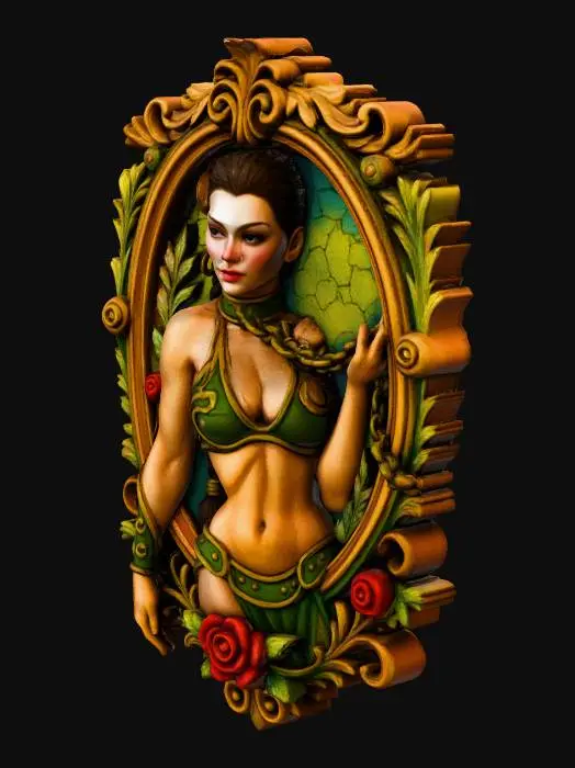 3D model for Portrait of Elegance