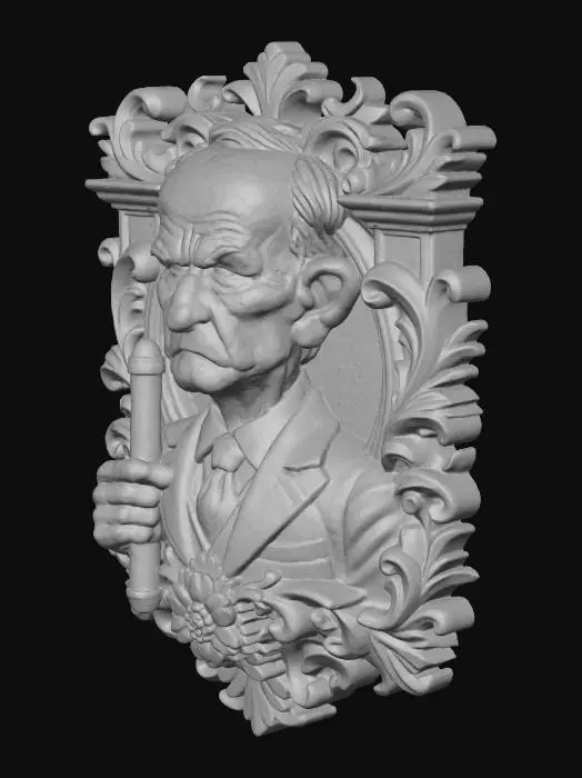 3D model for The Stern Judge