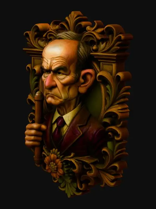 3D model for The Stern Judge