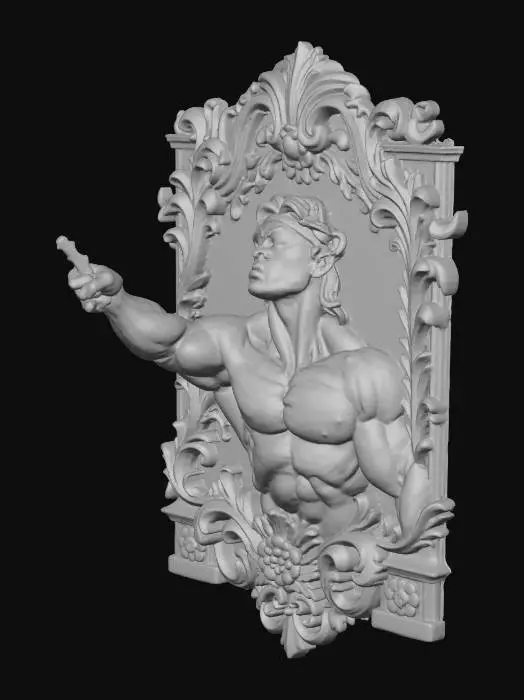 3D model for The Resolute Warrior