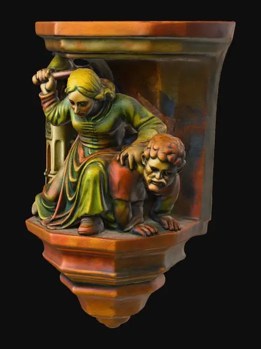 3D model for Medieval Sanctuary Guardian Console