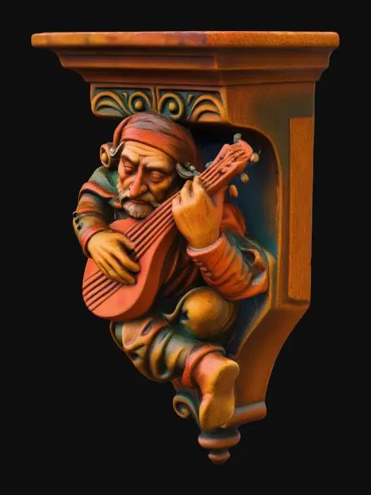 3D model for The Minstrel's Melody