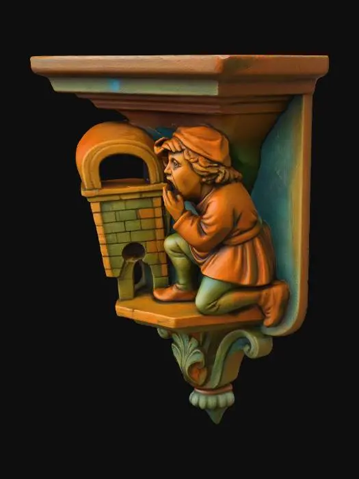 3D model for The Curious Baker