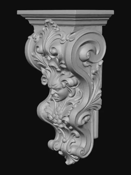 3D model for Gothic Ornamentation Corbel