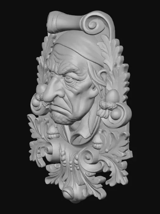 3D model for Grumpy Guardian