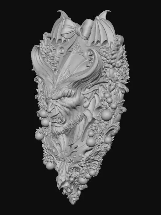 3D model for Krampus Wreath