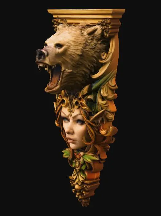 3D model for Guardian of the Wild Console