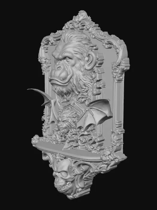 3D model for Gothic Guardian