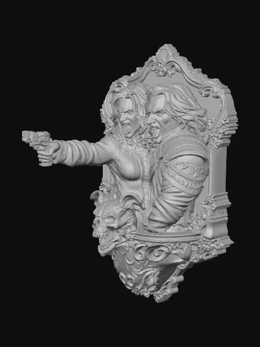 3D model for Vampire Duo Reign