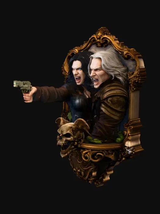 3D model for Vampire Duo Reign