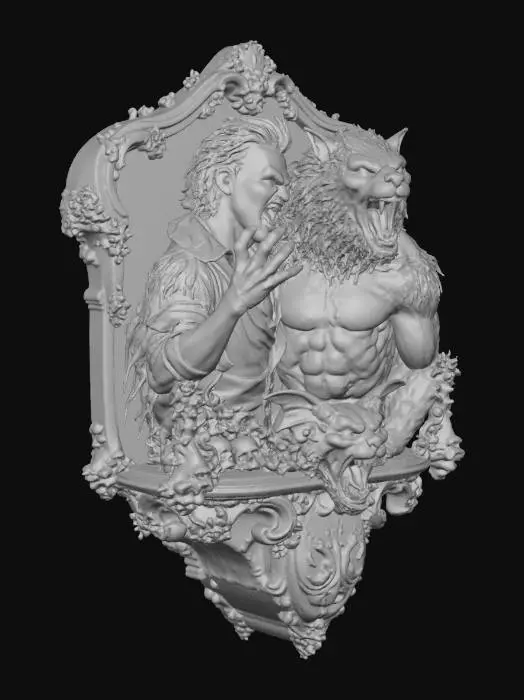 3D model for Beastly Reflections