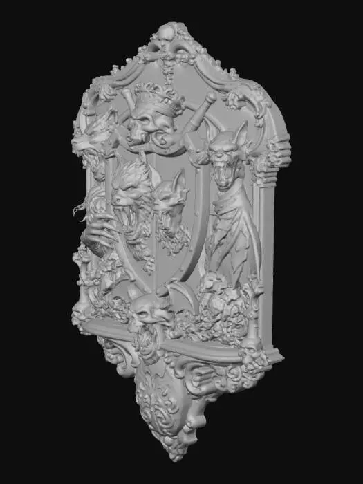 3D model for Eerie Crest of Beasts