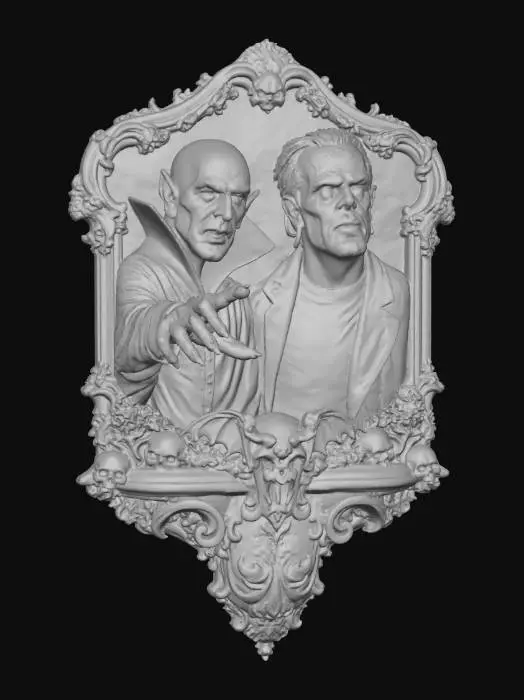 3D model for Nosferatu & Frankenstein