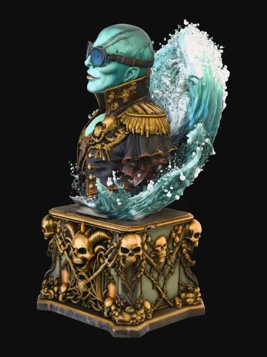 3D model for Aquatic Commander