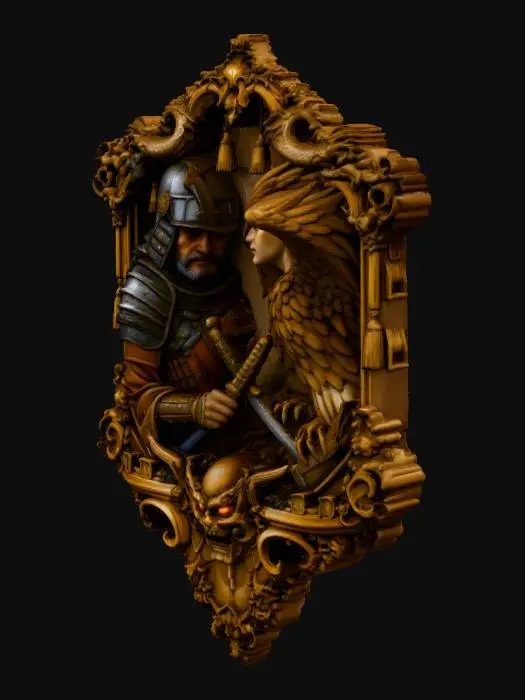 3D model for Knight and Phoenix