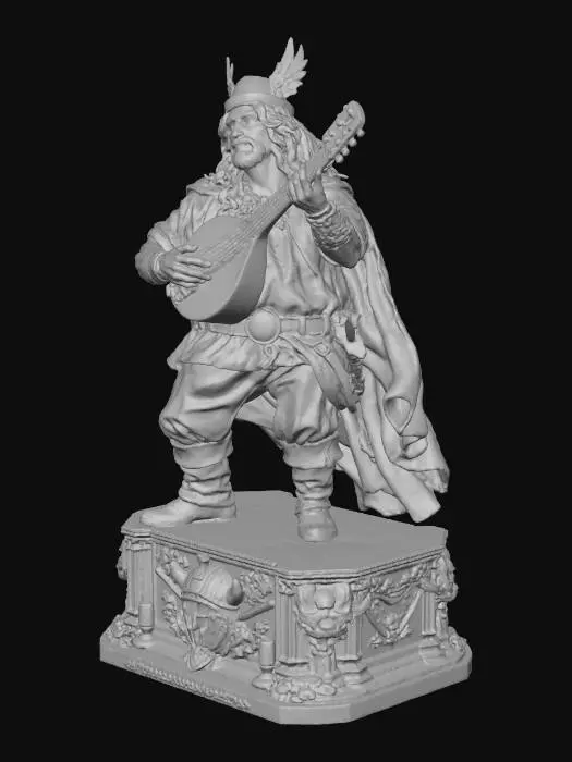3D model for Bardic Champion